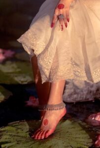 Luxury South Asian fashion wedding outfit by Aspara Rasa